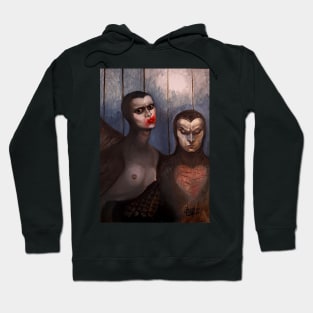 Birds in a cage Hoodie